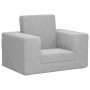 Sofá cama infantil felpa suave gris claro de , Mobiliario para bebés y niños pequeños - Ref: Foro24-4104785, Precio: 37,55 €,...