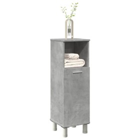 Armario de baño madera contrachapada gris 30x30x95 cm de , Muebles de baño - Ref: Foro24-856136, Precio: 45,87 €, Descuento: %