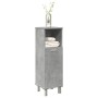 Armario de baño madera contrachapada gris 30x30x95 cm de , Muebles de baño - Ref: Foro24-856136, Precio: 45,87 €, Descuento: %