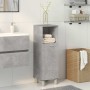 Armario de baño madera contrachapada gris 30x30x95 cm de , Muebles de baño - Ref: Foro24-856136, Precio: 45,87 €, Descuento: %