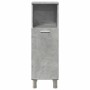 Armario de baño madera contrachapada gris 30x30x95 cm de , Muebles de baño - Ref: Foro24-856136, Precio: 45,87 €, Descuento: %