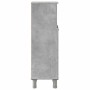 Armario de baño madera contrachapada gris 30x30x95 cm de , Muebles de baño - Ref: Foro24-856136, Precio: 45,87 €, Descuento: %