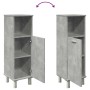 Armario de baño madera contrachapada gris 30x30x95 cm de , Muebles de baño - Ref: Foro24-856136, Precio: 45,87 €, Descuento: %