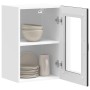 Armario pared cocina puerta de cristal Kalmar negra de , Armarios de cocina - Ref: Foro24-853528, Precio: 56,48 €, Descuento: %