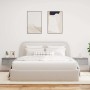 Mesitas de noche de pared con luces LED 2 uds gris hormigón de , Muebles TV - Ref: Foro24-860218, Precio: 93,46 €, Descuento: %