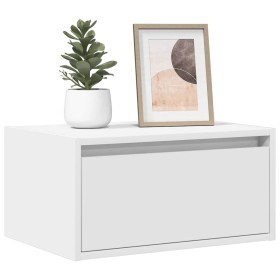 Mesita de noche de pared con luces LED blanco de , Muebles TV - Ref: Foro24-860211, Precio: 54,81 €, Descuento: %