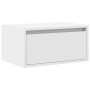 Mesita de noche de pared con luces LED blanco de , Muebles TV - Ref: Foro24-860211, Precio: 54,81 €, Descuento: %