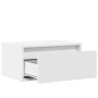 Mesita de noche de pared con luces LED blanco de , Muebles TV - Ref: Foro24-860211, Precio: 54,81 €, Descuento: %