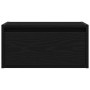 Mesita de noche de pared con luces LED roble negro de , Muebles TV - Ref: Foro24-860213, Precio: 57,26 €, Descuento: %