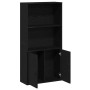 Estantería de madera de ingeniería roble negro 60x24x120 cm de , Librerías y estanterías - Ref: Foro24-860419, Precio: 73,34 ...