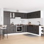 Mueble de cocina Lucca negra 14 piezas madera contrachapada de , Armarios de cocina - Ref: Foro24-3314982, Precio: 1,00 €, De...
