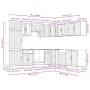 Mueble cocina Lucca madera vieja 14 pzas madera contrachapada de , Armarios de cocina - Ref: Foro24-3314989, Precio: 1,00 €, ...