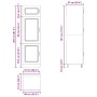 Armario de cocina Kalmar blanco de madera de ingeniería de , Armarios de cocina - Ref: Foro24-853627, Precio: 202,66 €, Descu...