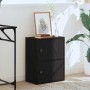 Estantería de madera de ingeniería roble negro 40x24x52 cm de , Librerías y estanterías - Ref: Foro24-860356, Precio: 42,82 €...