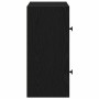 Estantería de madera de ingeniería roble negro 40x24x52 cm de , Librerías y estanterías - Ref: Foro24-860356, Precio: 42,82 €...