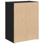 Estantería de madera de ingeniería roble negro 40x24x52 cm de , Librerías y estanterías - Ref: Foro24-860356, Precio: 42,82 €...