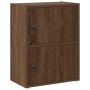 Estantería de madera de ingeniería marrón roble 40x24x52 cm de , Librerías y estanterías - Ref: Foro24-860361, Precio: 41,01 ...
