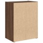 Estantería de madera de ingeniería marrón roble 40x24x52 cm de , Librerías y estanterías - Ref: Foro24-860361, Precio: 41,01 ...