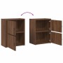 Estantería de madera de ingeniería marrón roble 40x24x52 cm de , Librerías y estanterías - Ref: Foro24-860361, Precio: 41,01 ...