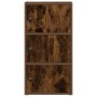 Estantería madera de ingeniería roble ahumado 40x24x77 cm de , Librerías y estanterías - Ref: Foro24-860368, Precio: 54,90 €,...