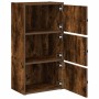 Estantería madera de ingeniería roble ahumado 40x24x77 cm de , Librerías y estanterías - Ref: Foro24-860368, Precio: 54,90 €,...