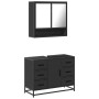 Juego de muebles de baño 2 pzas madera contrachapada negro de , Muebles de baño - Ref: Foro24-3300930, Precio: 194,92 €, Desc...