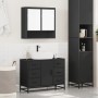 Juego de muebles de baño 2 pzas madera contrachapada negro de , Muebles de baño - Ref: Foro24-3300930, Precio: 194,92 €, Desc...