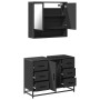 Juego de muebles de baño 2 pzas madera contrachapada negro de , Muebles de baño - Ref: Foro24-3300930, Precio: 194,92 €, Desc...
