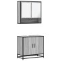 Set de muebles de baño 2 pzas madera contrachapada gris sonoma de , Muebles de baño - Ref: Foro24-3300918, Precio: 140,18 €, ...