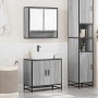 Set de muebles de baño 2 pzas madera contrachapada gris sonoma de , Muebles de baño - Ref: Foro24-3300918, Precio: 140,18 €, ...