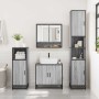 Set de muebles de baño 2 pzas madera contrachapada gris sonoma de , Muebles de baño - Ref: Foro24-3300918, Precio: 140,18 €, ...