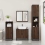 Set de muebles baño 2 pzas madera contrachapada marrón roble de , Muebles de baño - Ref: Foro24-3300889, Precio: 125,08 €, De...