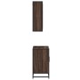 Set de muebles baño 2 pzas madera contrachapada marrón roble de , Muebles de baño - Ref: Foro24-3300889, Precio: 125,08 €, De...
