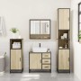 Set de muebles de baño 2 pzas madera contrachapada roble Sonoma de , Muebles de baño - Ref: Foro24-3300926, Precio: 166,58 €,...