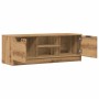 Mueble de TV madera contrachapada artisan roble 102x35x36,5 cm de , Muebles TV - Ref: Foro24-856859, Precio: 74,15 €, Descuen...