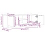 Mueble de TV madera contrachapada artisan roble 102x35x36,5 cm de , Muebles TV - Ref: Foro24-856859, Precio: 74,15 €, Descuen...