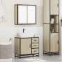 Set de muebles de baño 2 pzas madera contrachapada roble Sonoma de , Muebles de baño - Ref: Foro24-3300896, Precio: 170,43 €,...