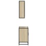 Set de muebles de baño 2 pzas madera contrachapada roble Sonoma de , Muebles de baño - Ref: Foro24-3300896, Precio: 170,43 €,...