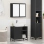 Juego de muebles de baño 2 pzas madera contrachapada negro de , Muebles de baño - Ref: Foro24-3300905, Precio: 155,62 €, Desc...