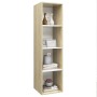 Mueble TV pared madera contrachapada blanco roble 37x37x142,5cm de vidaXL, Muebles TV - Ref: Foro24-805494, Precio: 66,32 €, ...