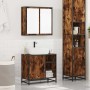 Set de muebles baño 2 pzas madera contrachapada roble ahumado de , Muebles de baño - Ref: Foro24-3300907, Precio: 150,49 €, D...