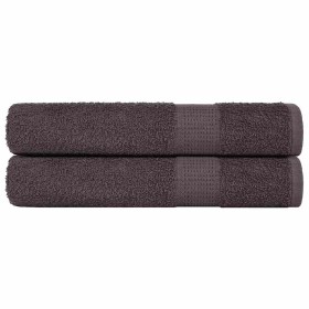 Toallas de sauna 2 uds 100% algodón antracita 80x200 cm 360 gsm de , Toallas - Ref: Foro24-136693, Precio: 38,14 €, Descuento: %