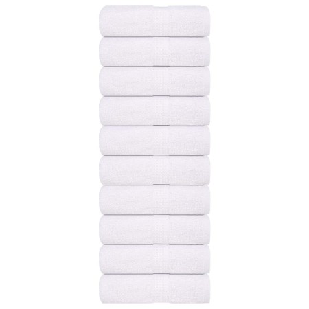 Toallas de visita 10 piezas blanco 30x50cm 360 gsm 100% algodón de , Toallas - Ref: Foro24-136647, Precio: 28,31 €, Descuento: %