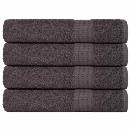 Törülközők 4 db antracit 100x200 cm 360 gsm 100% pamut de , Toallas - Ref: Foro24-136698, Precio: 71,92 €, Descuento: %