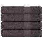 Törülközők 4 db antracit 100x200 cm 360 gsm 100% pamut de , Toallas - Ref: Foro24-136698, Precio: 71,92 €, Descuento: %