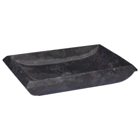 Lavabo mármol negro 50x35x10 cm de vidaXL, Lavabos - Ref: Foro24-149163, Precio: 132,94 €, Descuento: %