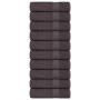 Toallas de baño 10 uds antracita 100x150 cm 360gsm 100% algodón de , Toallas - Ref: Foro24-136691, Precio: 103,10 €, Descuent...