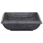 Lavabo mármol negro 50x35x10 cm de vidaXL, Lavabos - Ref: Foro24-149163, Precio: 132,94 €, Descuento: %