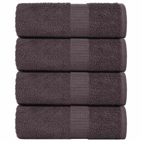 Toallitas de baño 4 uds antracita 15x21 cm 360 gsm 100% algodón de , Toallas - Ref: Foro24-136670, Precio: 12,34 €, Descuento: %