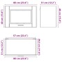 Armario de pared cocina Porto madera ingeniería gris hormigón de , Armarios de cocina - Ref: Foro24-854081, Precio: 51,51 €, ...